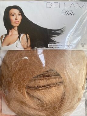 20” Dirty Blonde Bellami hair extensions